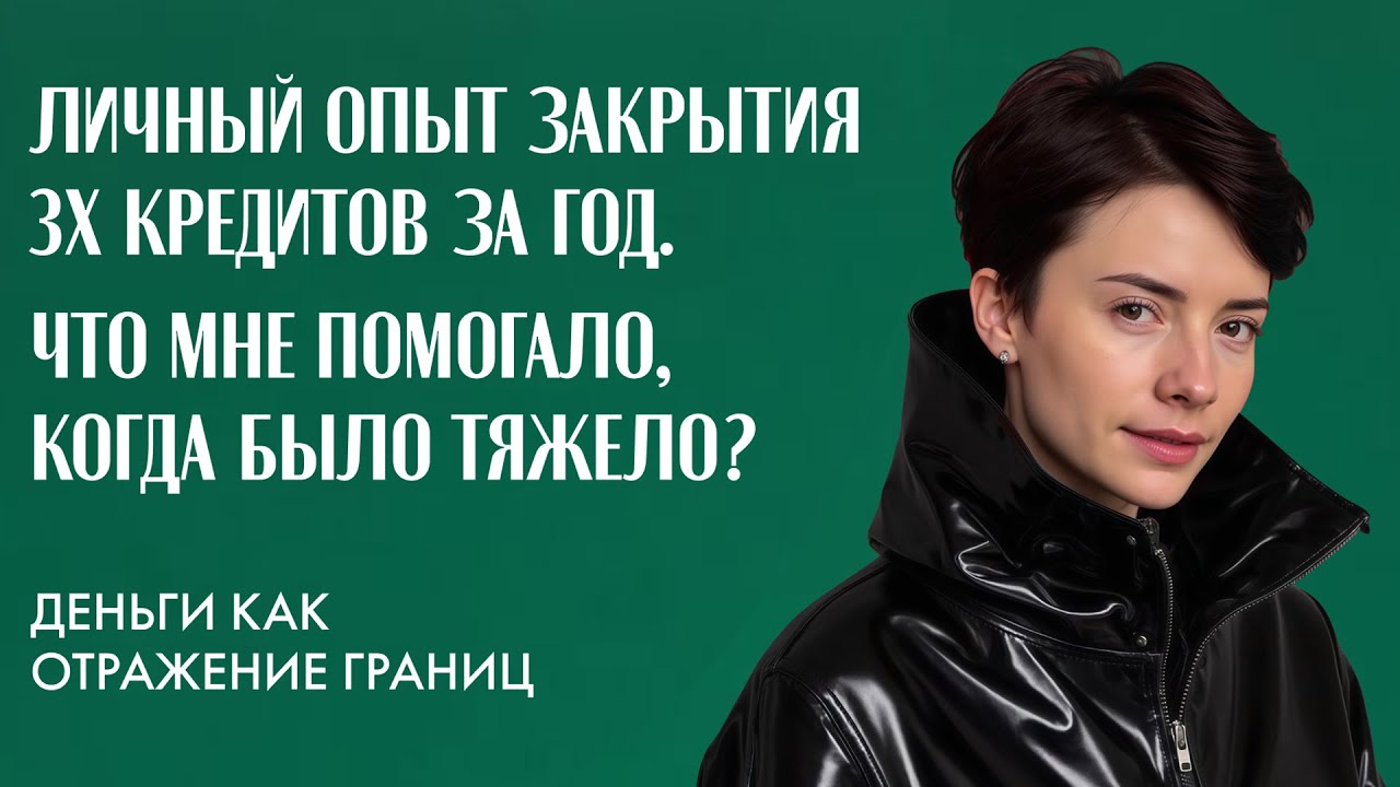 Личный опыт закрытия 3 кредитов за Год. Что помогало когда было тяжело? Деньги как отражение Границ