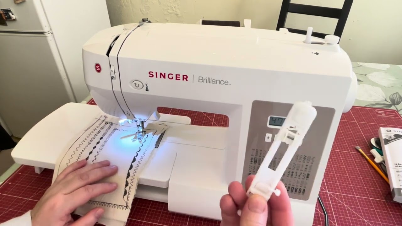Singer Brilliance 6180 Bedienungsanleitung programme ausprobieren #singer #nähmaschine