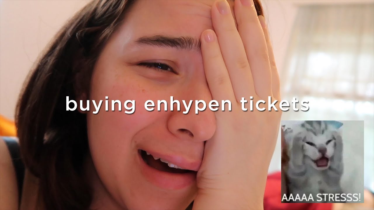 girl tries to buy enhypen tour tickets