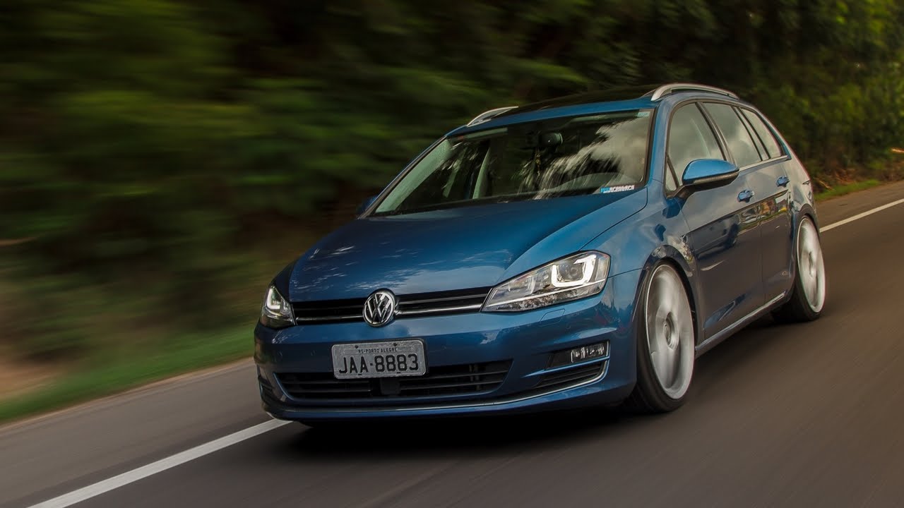 Bagged VW Golf Variant MK7