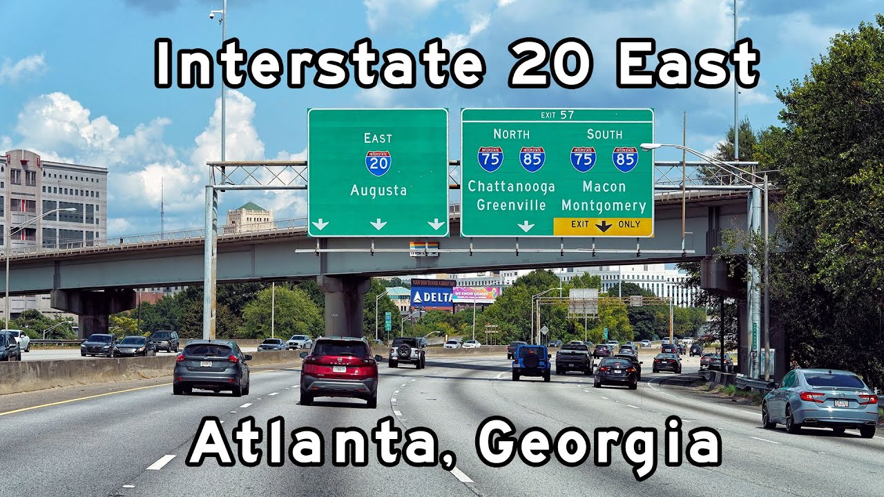 Interstate 20 East - Atlanta Georgia