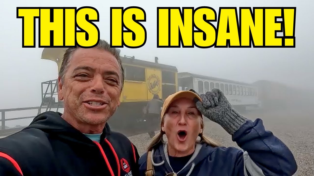 Crazy Train Ride - COG RAILWAY MT WASHINGTON #positivervliving