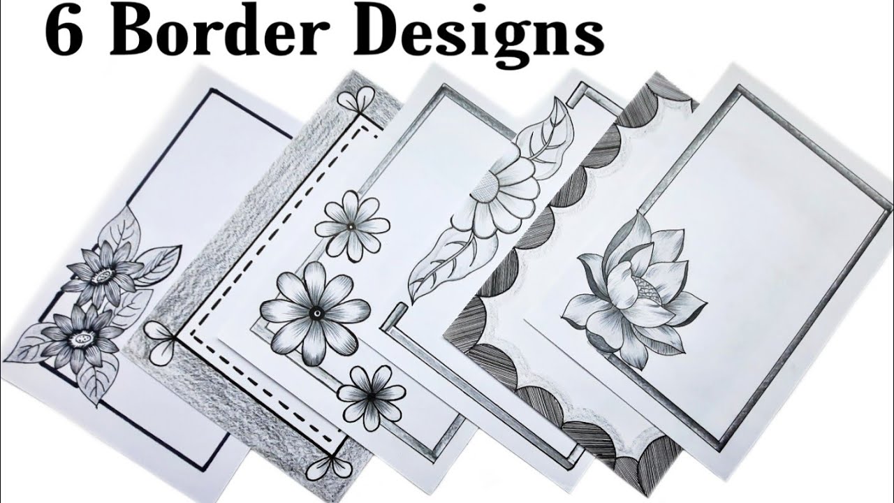 6 'Border Designs/Simple and Easy Border Designs/Project File Decoration/Border Design Making