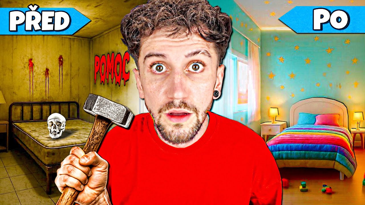 TAKHLE JSEM PROMĚNIL NEJHORŠÍ POKOJ V HOTELU...♻️ | SKIBIDI HOTEL #2