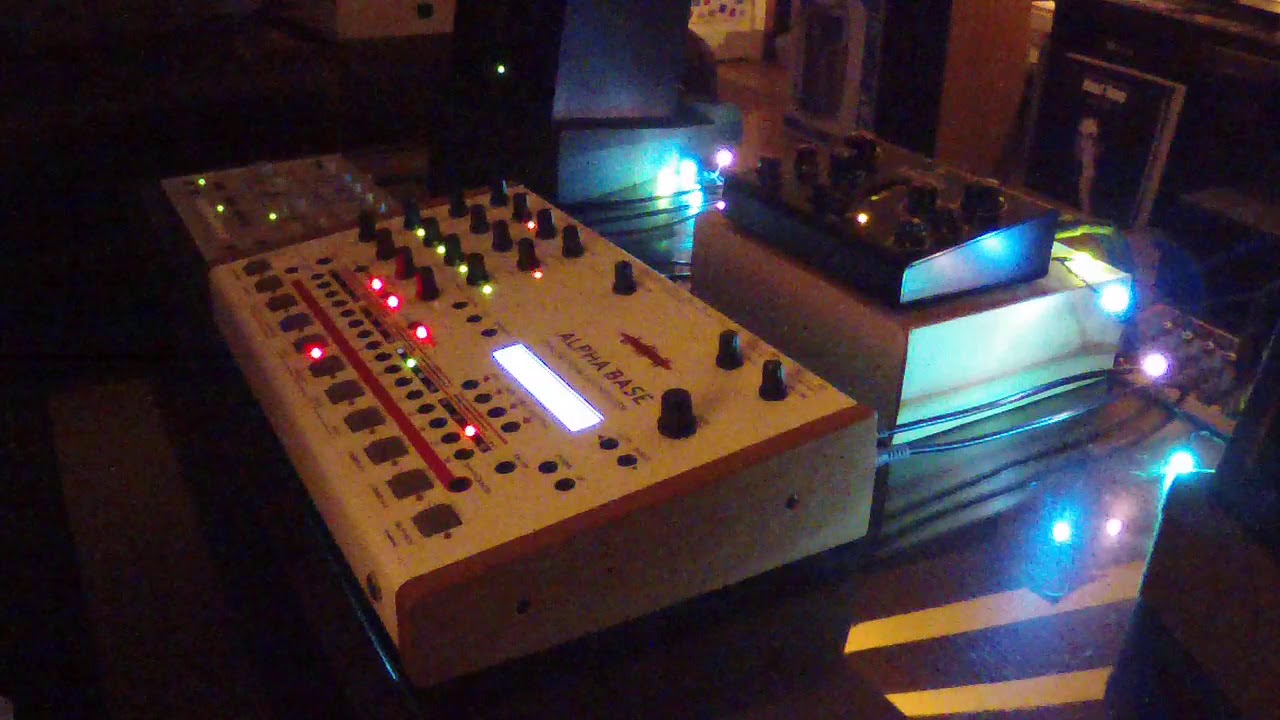 JoMoX Alpha Base ~ Acidlab Bassline 3 ~ Erica Synths Fusionbox ~ Layered Rhythms