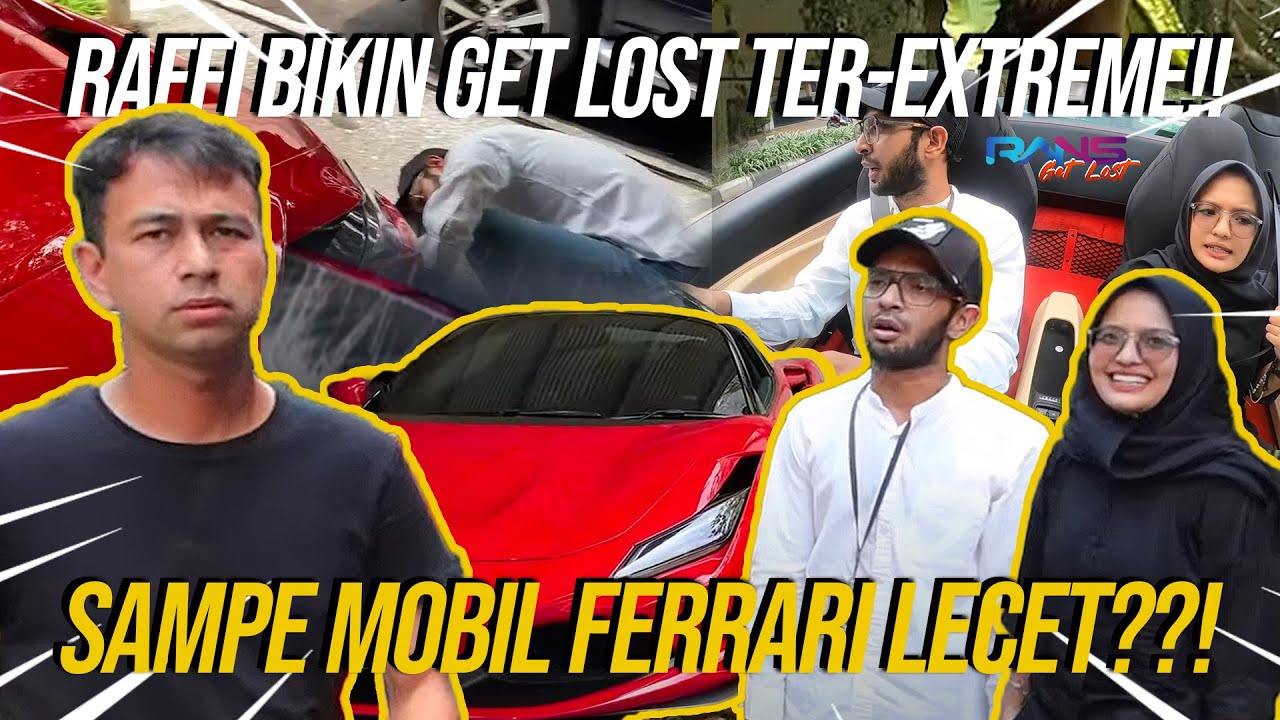 NAGITA PROTES?! RAFFI BIKIN GETLOST PAKE FASILITAS MEWAH! HAIKAL NYETIR FERRARI, LIVIA TERIAK PANIK