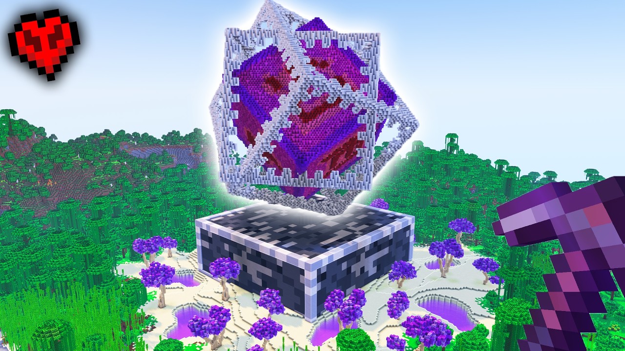 I Built The Most Over The Top End Crystal in Minecraft Hardcore
