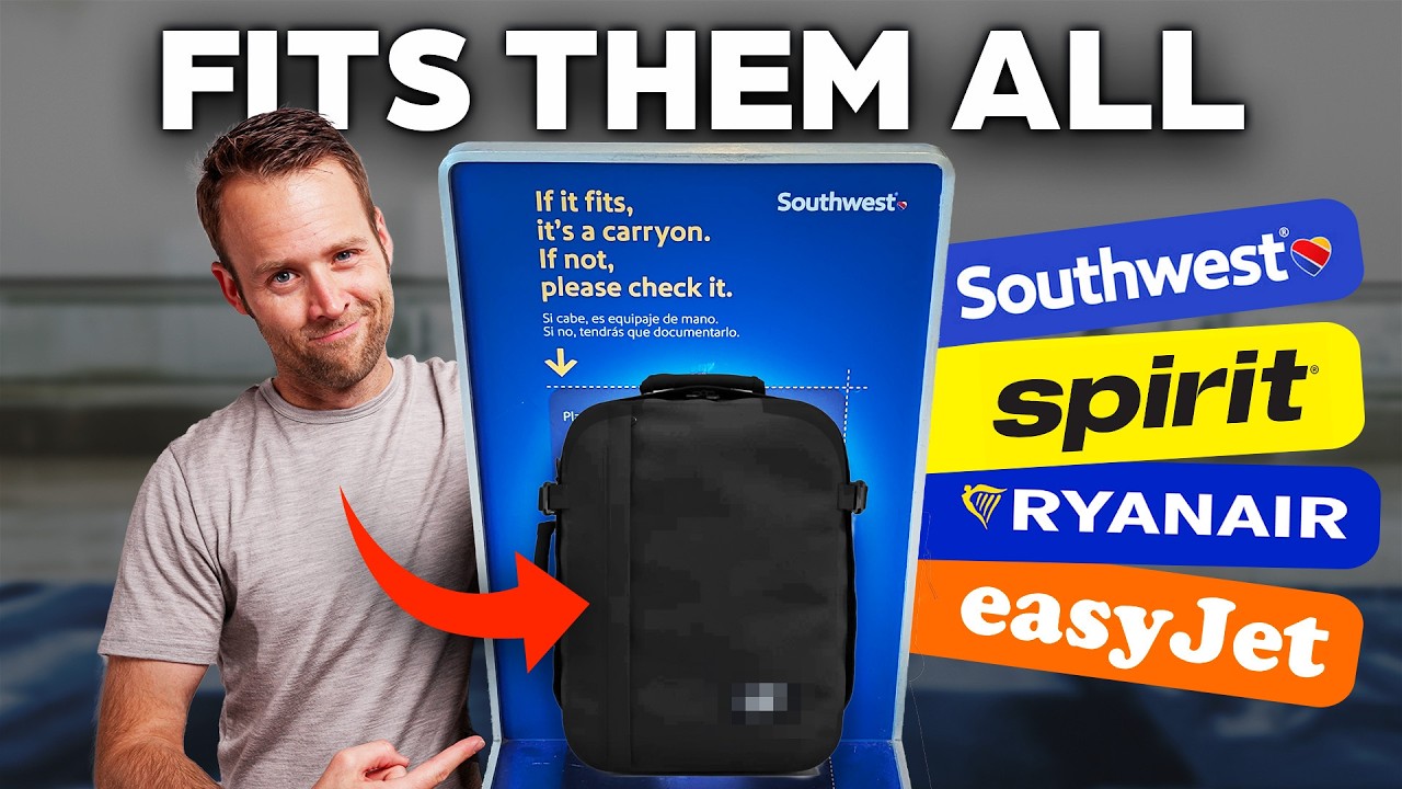 BEST Personal Item Backpacks for Every BUDGET Airline (USA, EU, Asia)