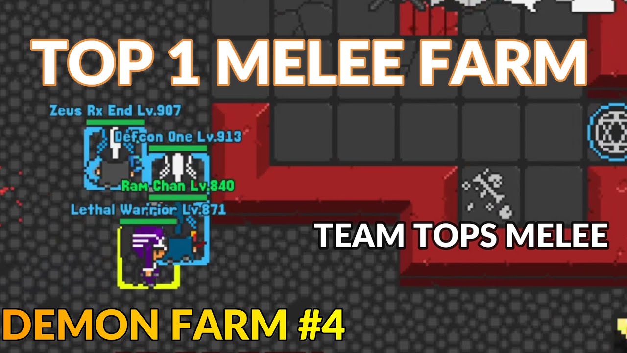 DEMON FARM #4 TOP 1 MELEE | Rucoy Online