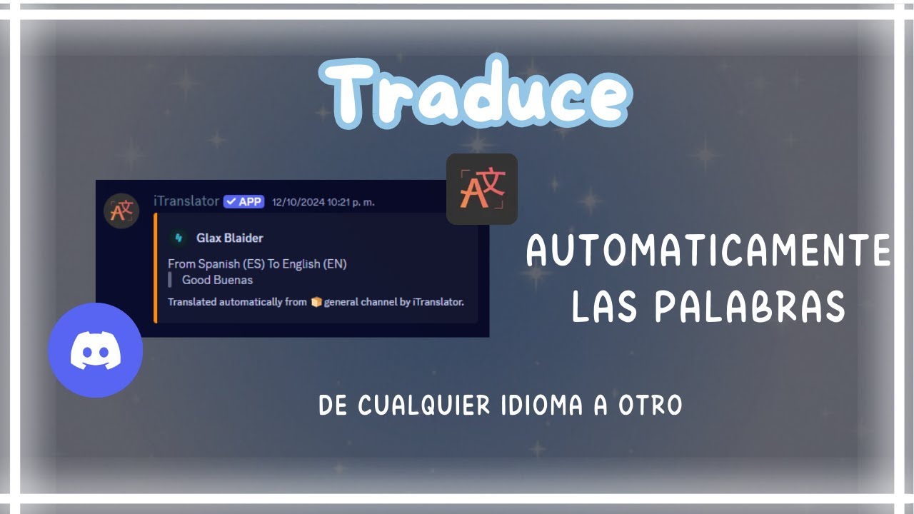 Traductor automatico de discord 2024