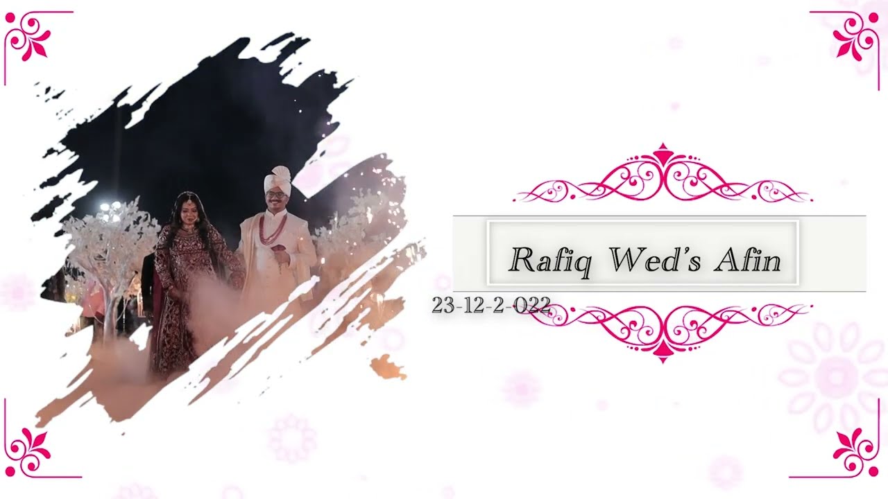 WEDDING RECEPTION OF AFIN & RAFIQ :) (23.12.2022)