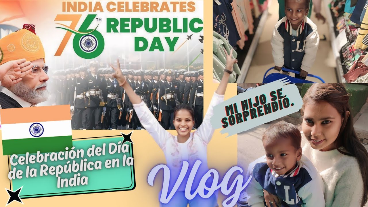 ✨COMPRAS PARA UN VIAJE CON YUVI~ 🇮🇳Celebración del Día de la República