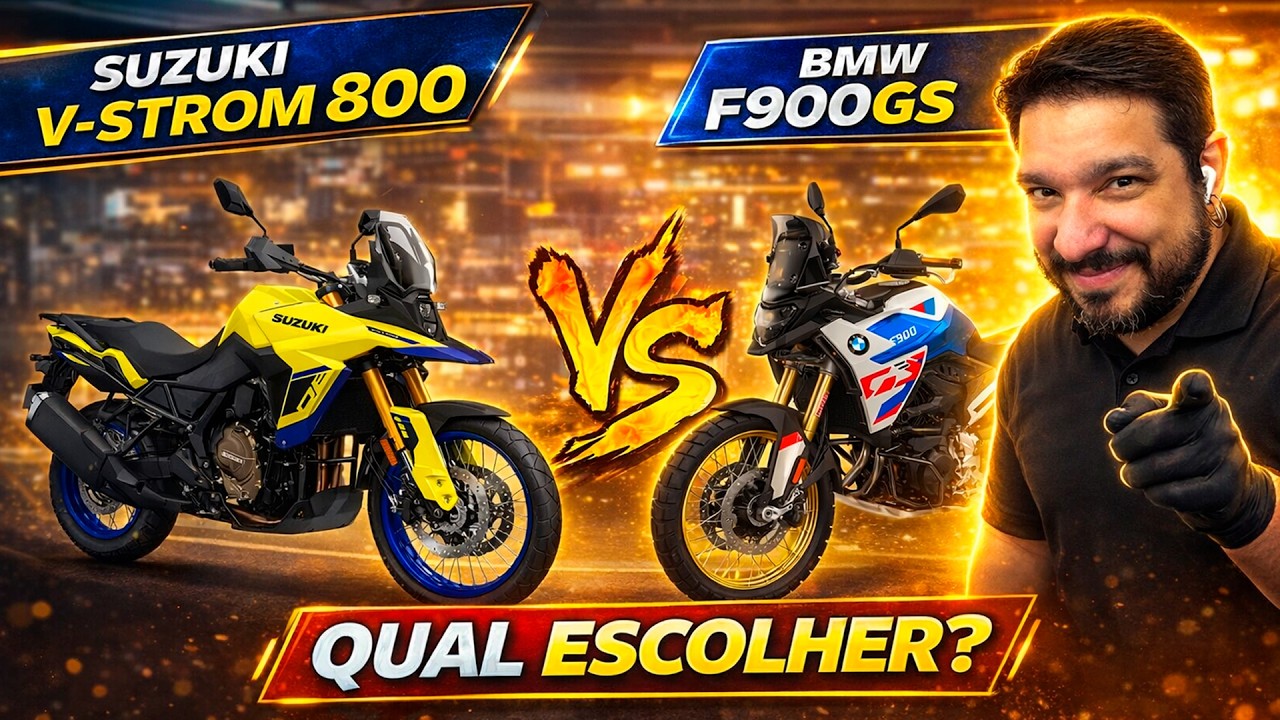 Qual escolher: Suzuki V-Strom 800 ou BMW F900GS?