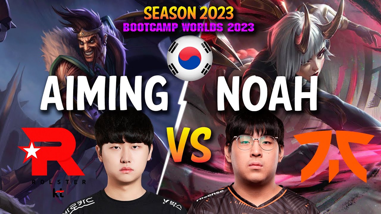 KT Aiming vs FNC Noah - Aiming DRAVEN vs Noah KAI'SA ADC - Patch 13.19 KR Ranked