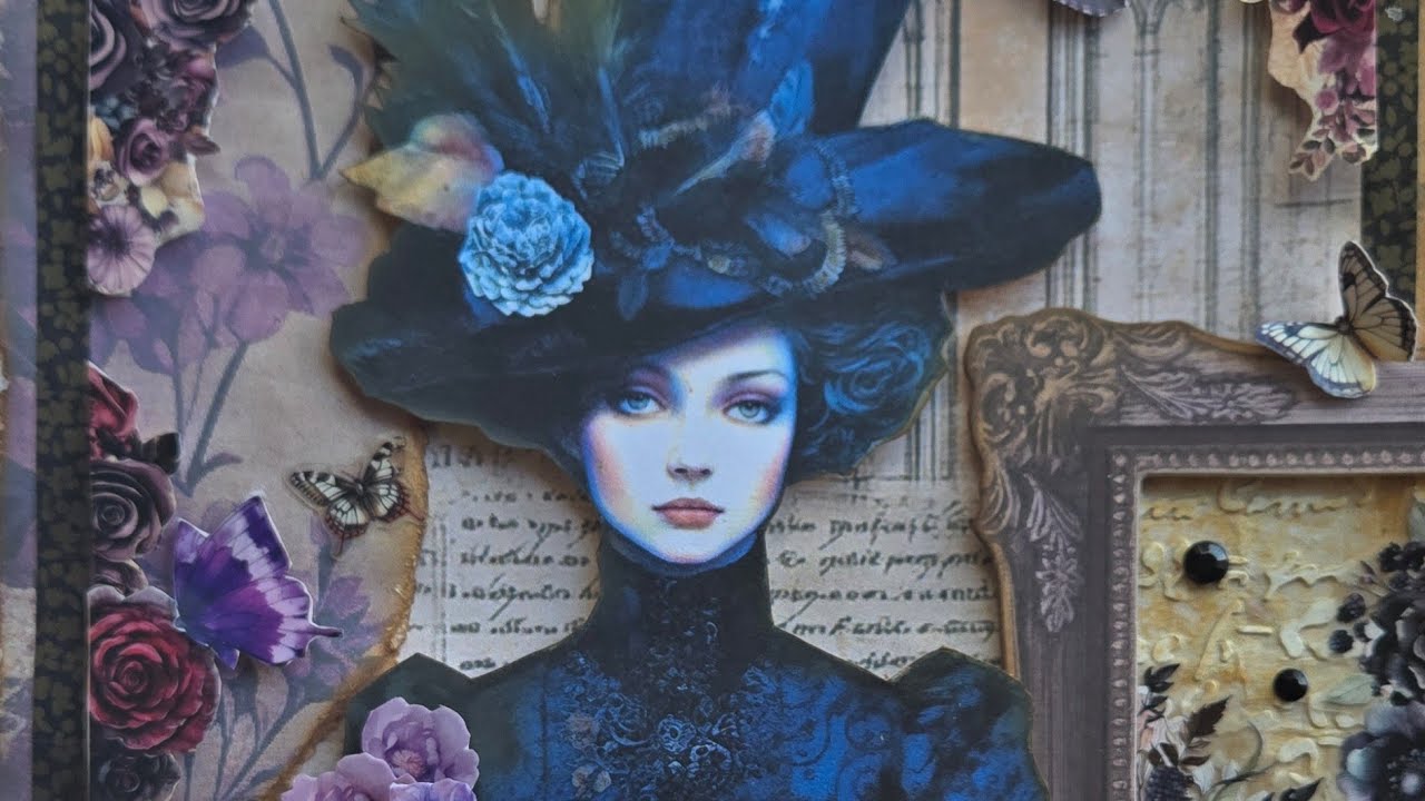 No. 47 - Victorian Garden (Full-length version) #asmr #artjournal #papercraft #scrapbooking 