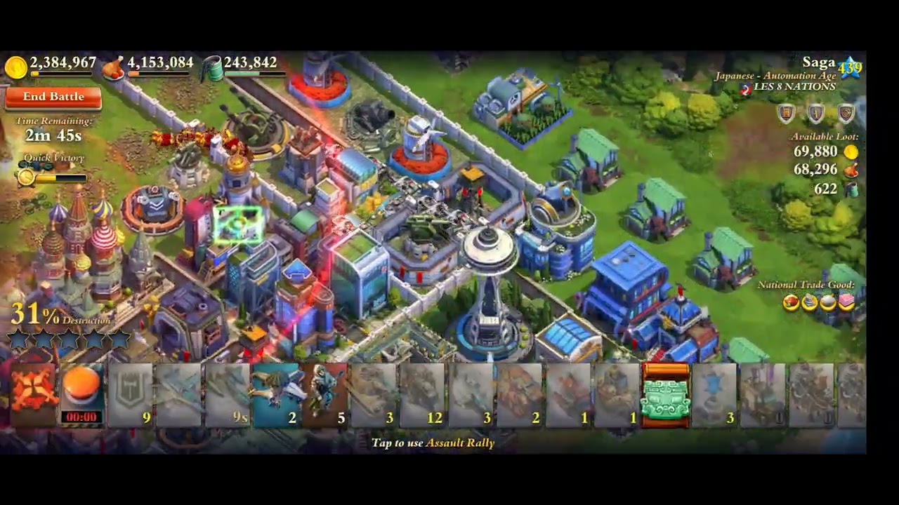 Ashley (Information age) Vs Saga (ADTD:123/ADTH:106/DST:130) -Dominations WordWar-