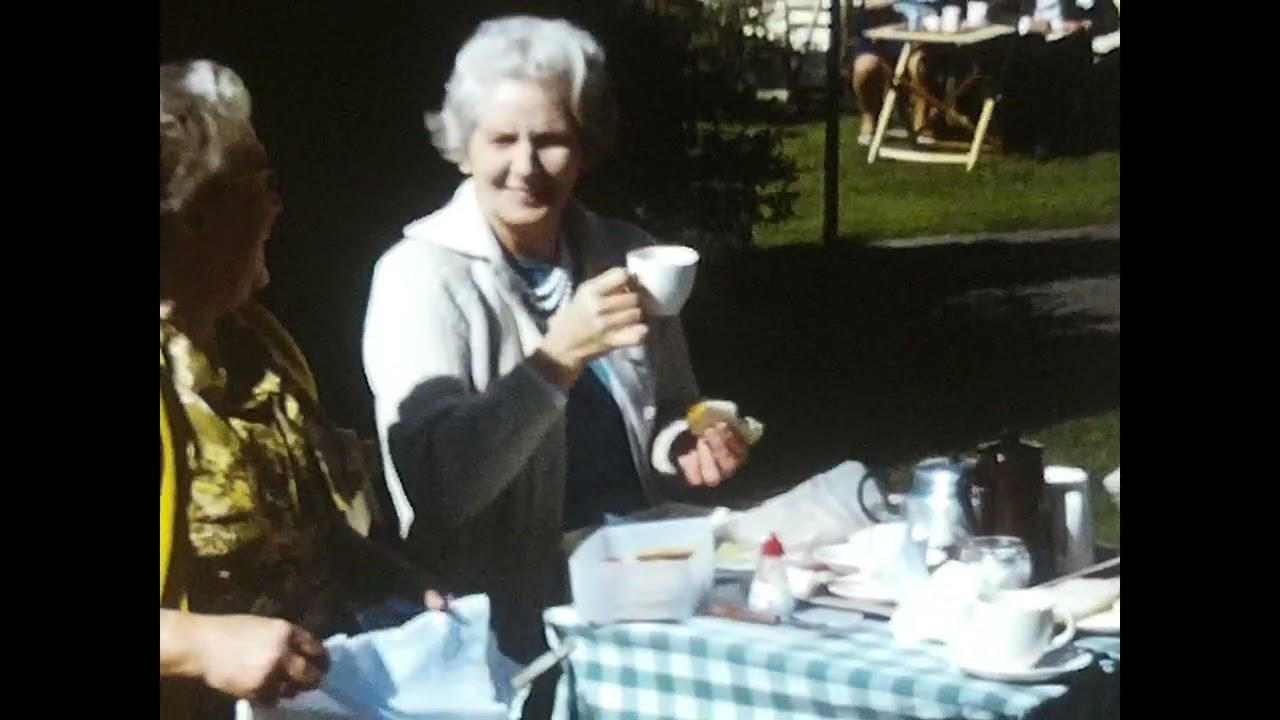 Dunster and Minehead. 1969. Vintage 1960s Homemade Cine Film. Super 8