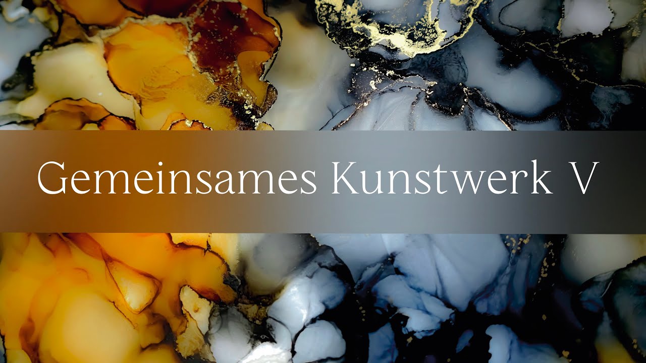 Gemeinsames Alkoholtinte Kunstwerk