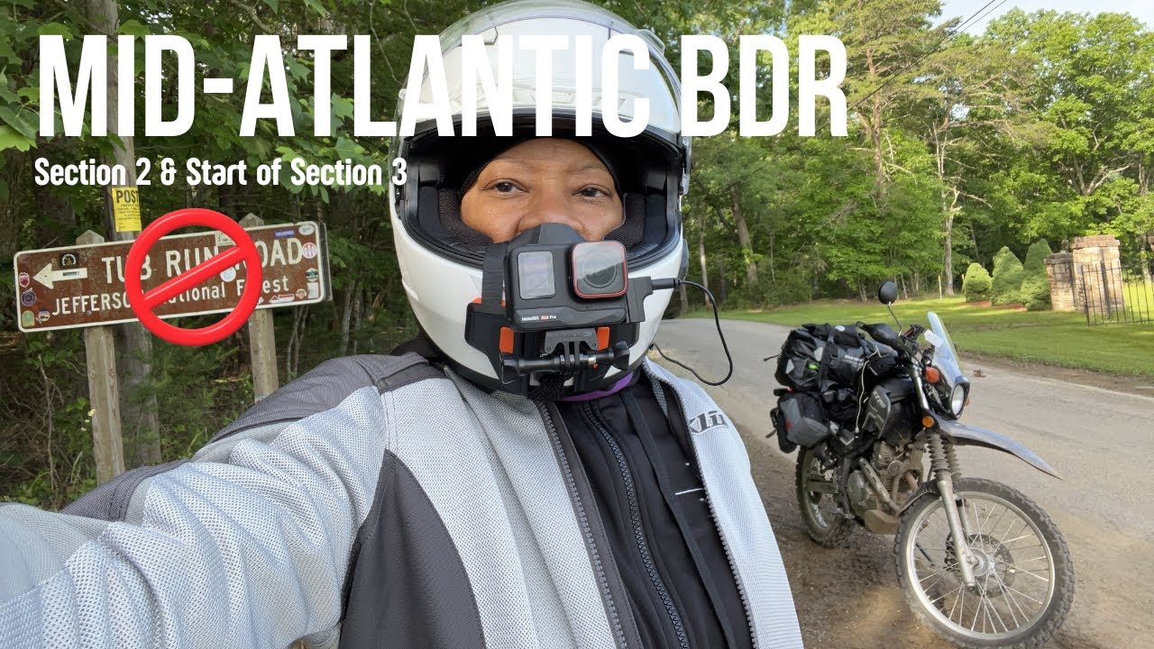 Mid-Atlantic BDR Section 2 to Section 3 | Tub Run Road Closed | Yamaha XT 250