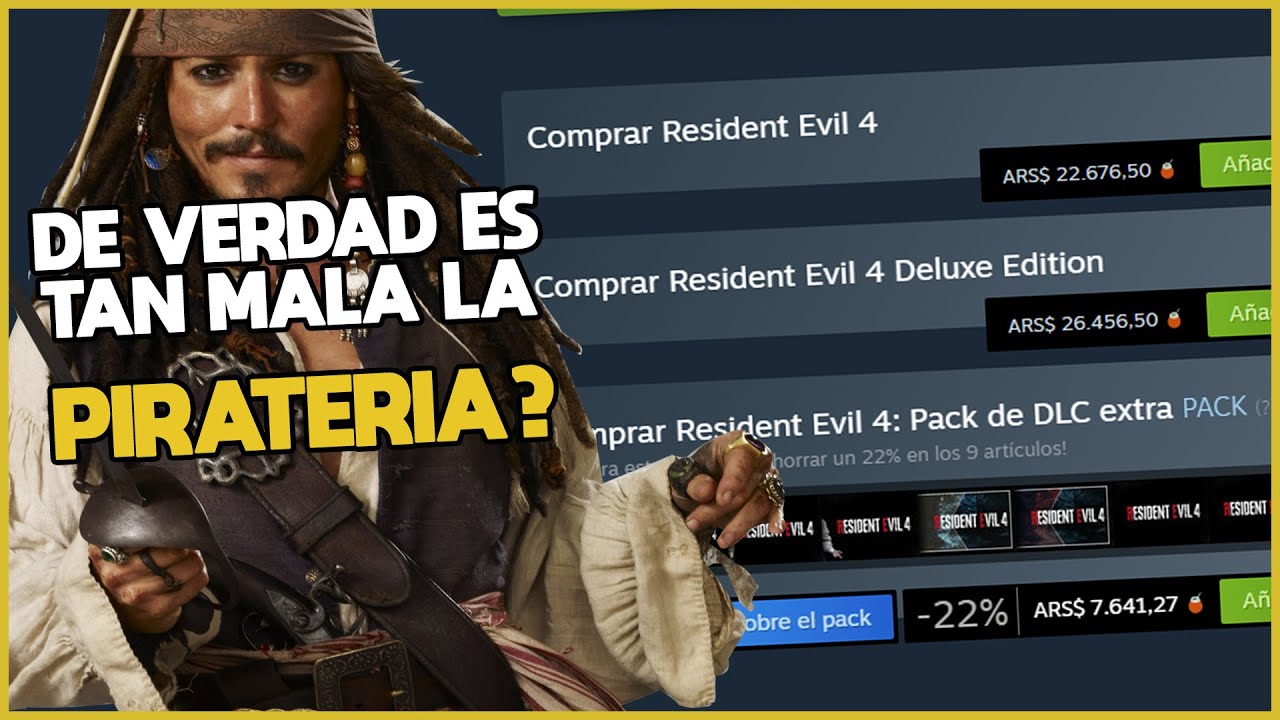 LA PIRATERIA DE VIDEOJUEGOS ES UN BIEN NECESARIO