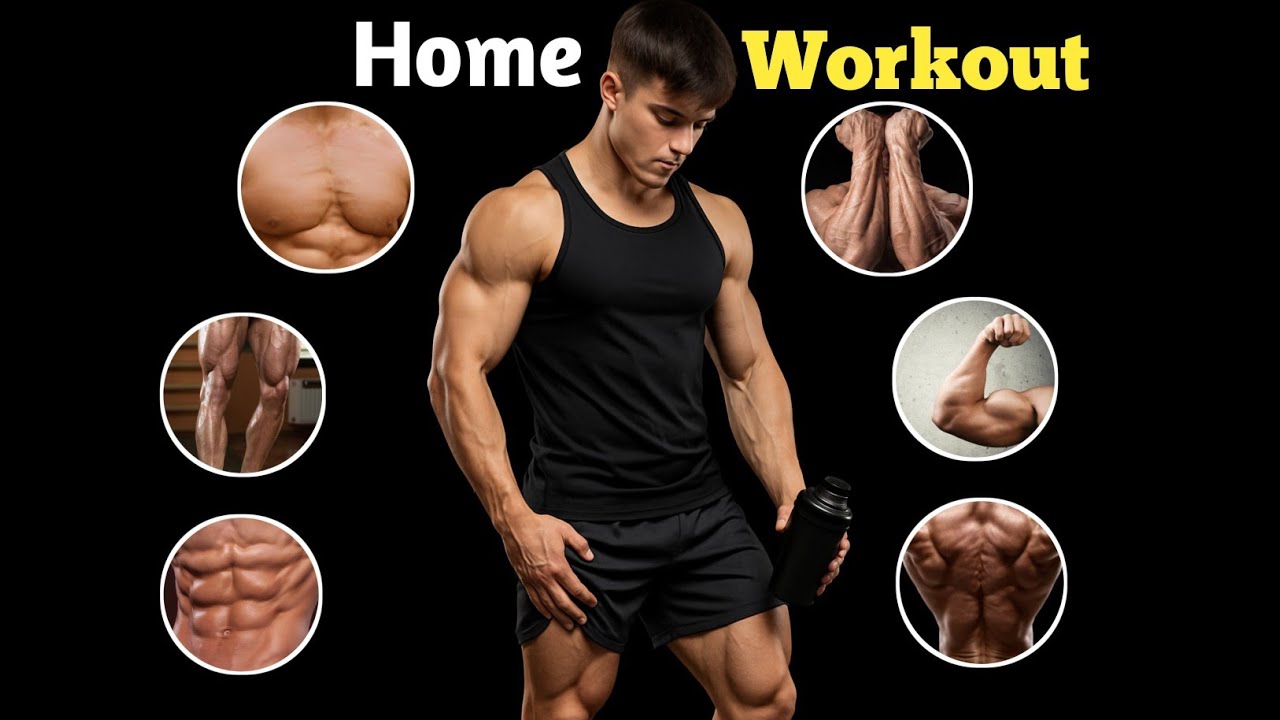 फुल बॉडी का वर्कआउट घर पे | Home workout full body | Ghar pe exercise karke body kaise banaye