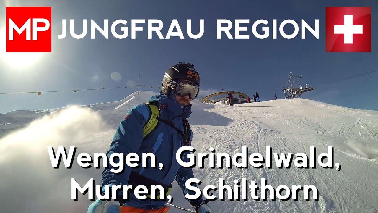 Skiing Switzerland. Wengen, Grindelwald, Mürren Schilthorn, Jungfrau region. 2016. GoPro, Canon EOS.