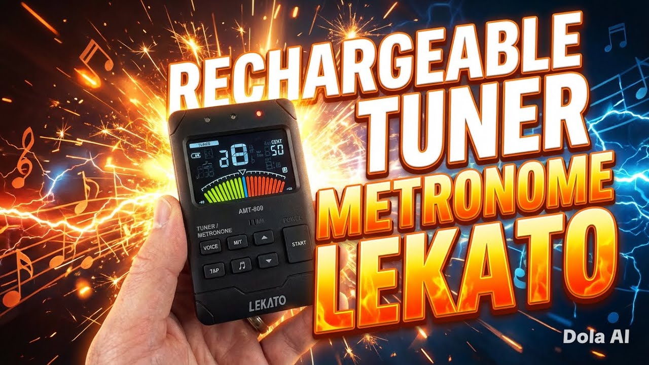 Lekato Rechargeable Tuner Metronome - Guitar Bass Violin Ukulele Review