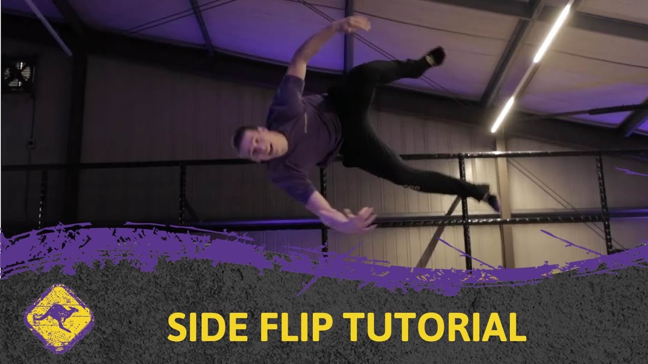Side Flip Tutorial bij Krazy Kangaroo