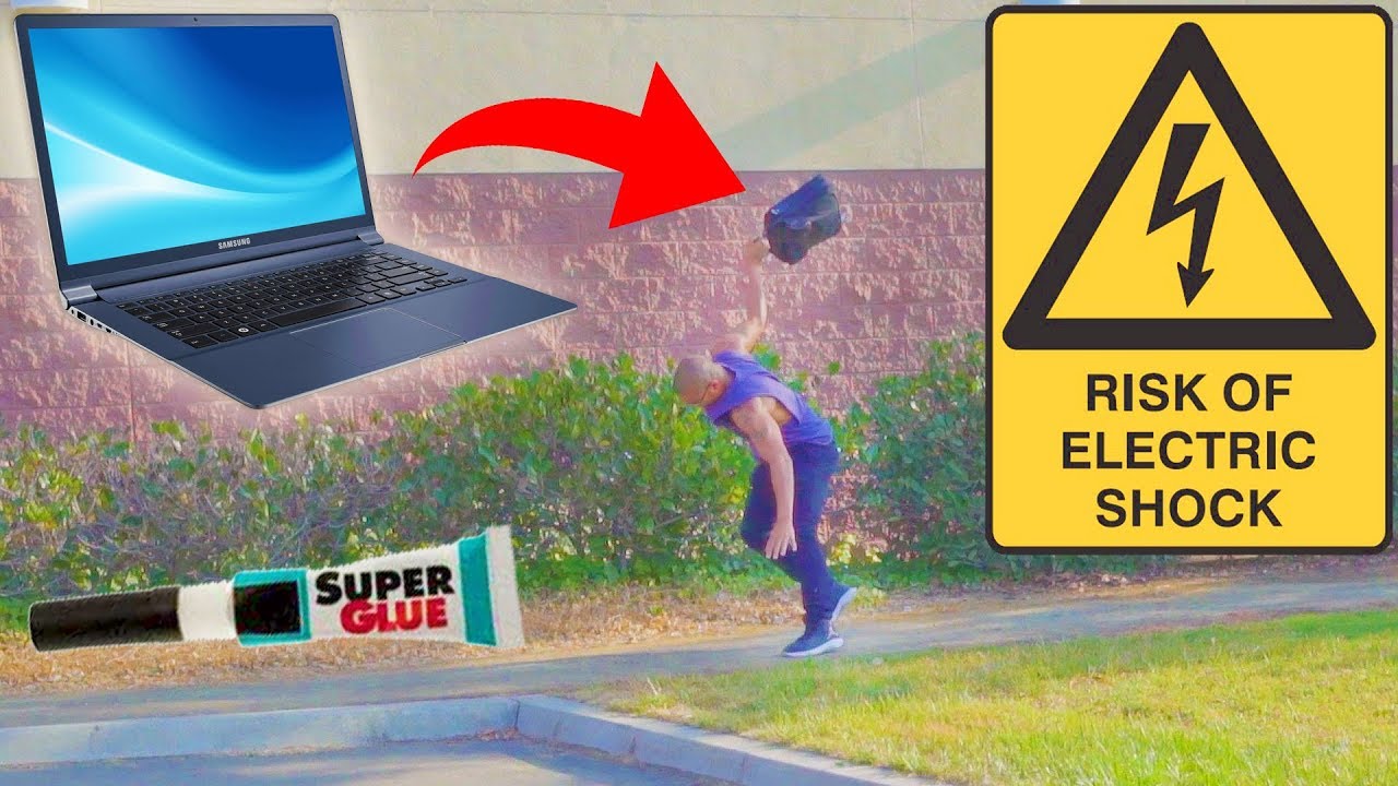 LAPTOP BAIT PRANK!!
