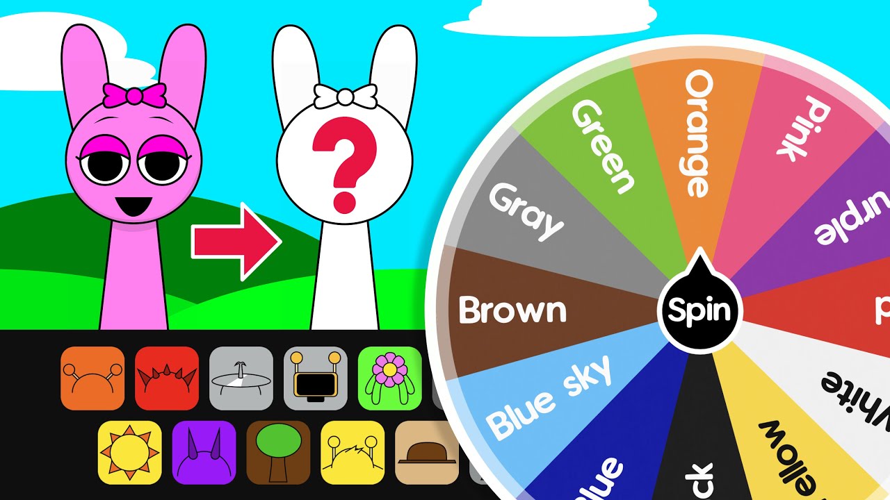 Let’s Spin the Color Wheel and Change Sprunki’s Colors!