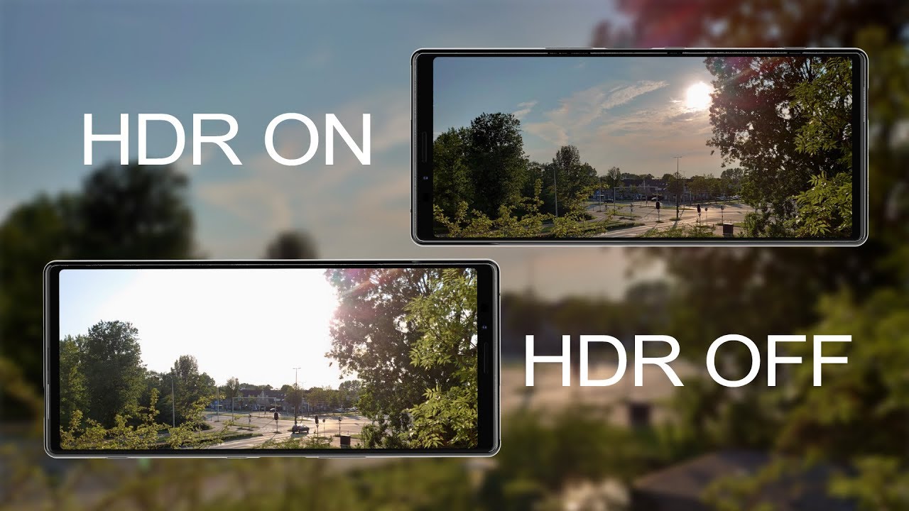 Sony Xperia 1 HDR ON VS HDR OFF