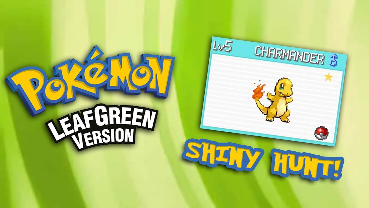 SHINY CHARMANDER HUNTING PAUSED PLAYTHROUGH NOW // 1000+ RESETS #pokemon #shinyhunting #leafgreen