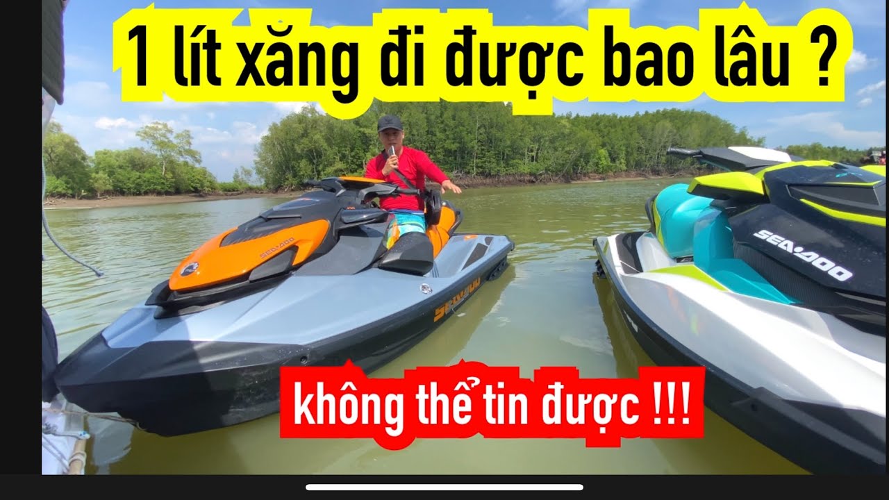 Mô tô Nước “uống xăng” như thế nào ? | Seadoo Jetski