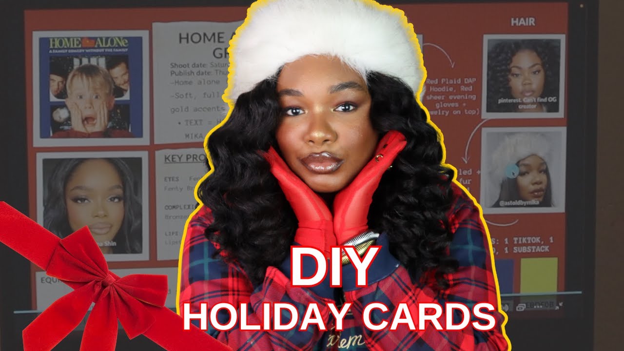 Making Holiday Cards at Home (