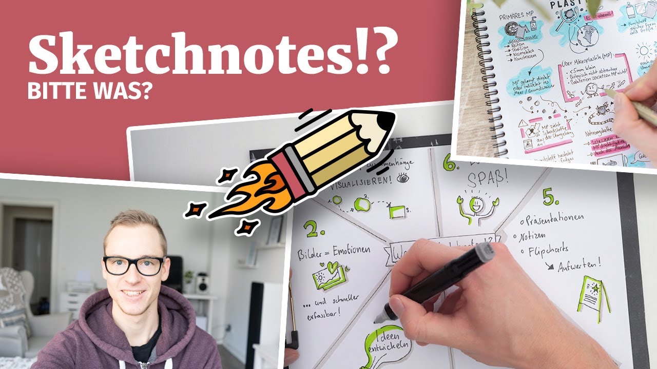 Sketchnotes - Erklärung, Beispiele & Anleitung! | Deutsch