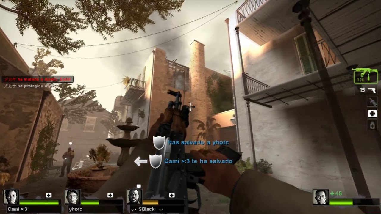 DOS PERUANOS SE PELEAN  EN LEFT 4 DEAD 2