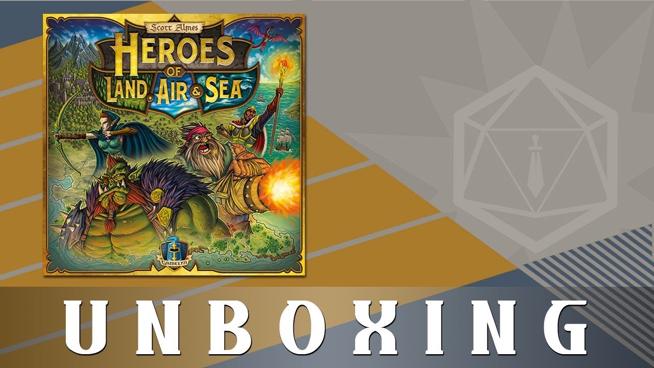Roll to Hit Unboxing:  Heroes of Land, Air & Sea