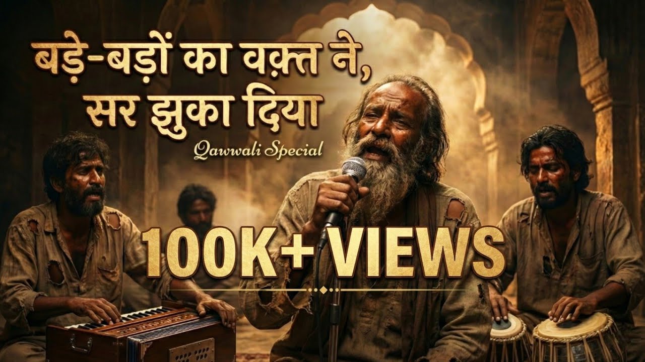 बड़े बड़ों का वक़्त ने सर झुका दिया | Heart Touching Qawwali | Waqt Ki Ahmiyat | New Sufi Song