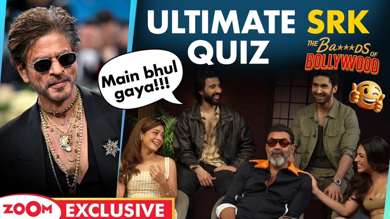 Ultimate Shah Rukh Khan Quiz Ft. Bobby Deol, Raghav Juyal & The Ba*ds of Bollywood | Exclusive 