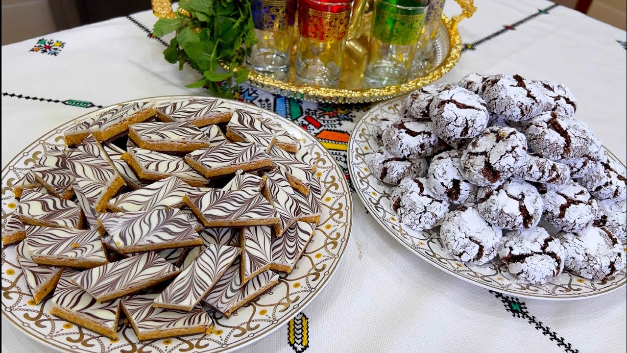 بلا دقيق بلا زبدة ولا زيت🤫جوج حلويات محبوبة الجماهير غير بكيلو كاوكاو حضريهم فاخر لحظة لضيوفك وحبابك