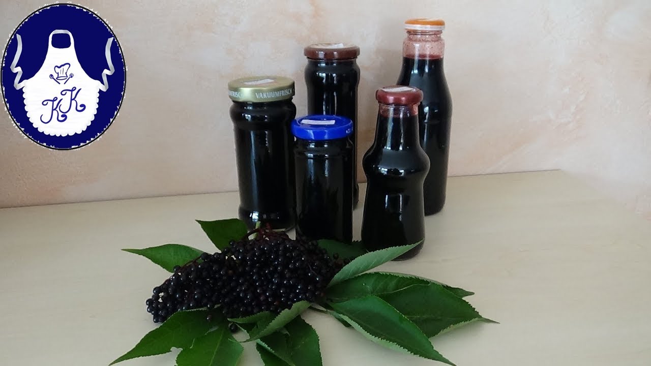 Holunderbeerensirup - ein muss für den Winter // Elderberry syrup