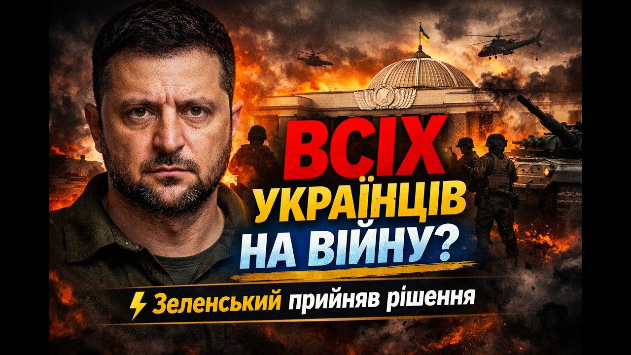 БУДЕ СТОСУВАТИСЯ ВСІХ!ЗЕЛЕНСЬКИЙ ПРИЙНЯВ СТРАШНЕ РІШЕННЯ!Мобілізація в Україні виходить на максимум