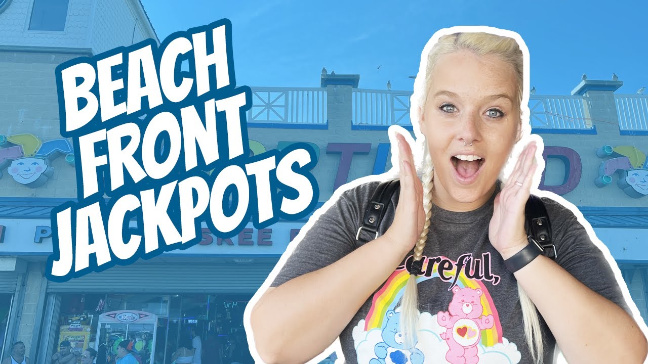 We Got Huge Jackpot Wins at this Boardwalk Arcade!