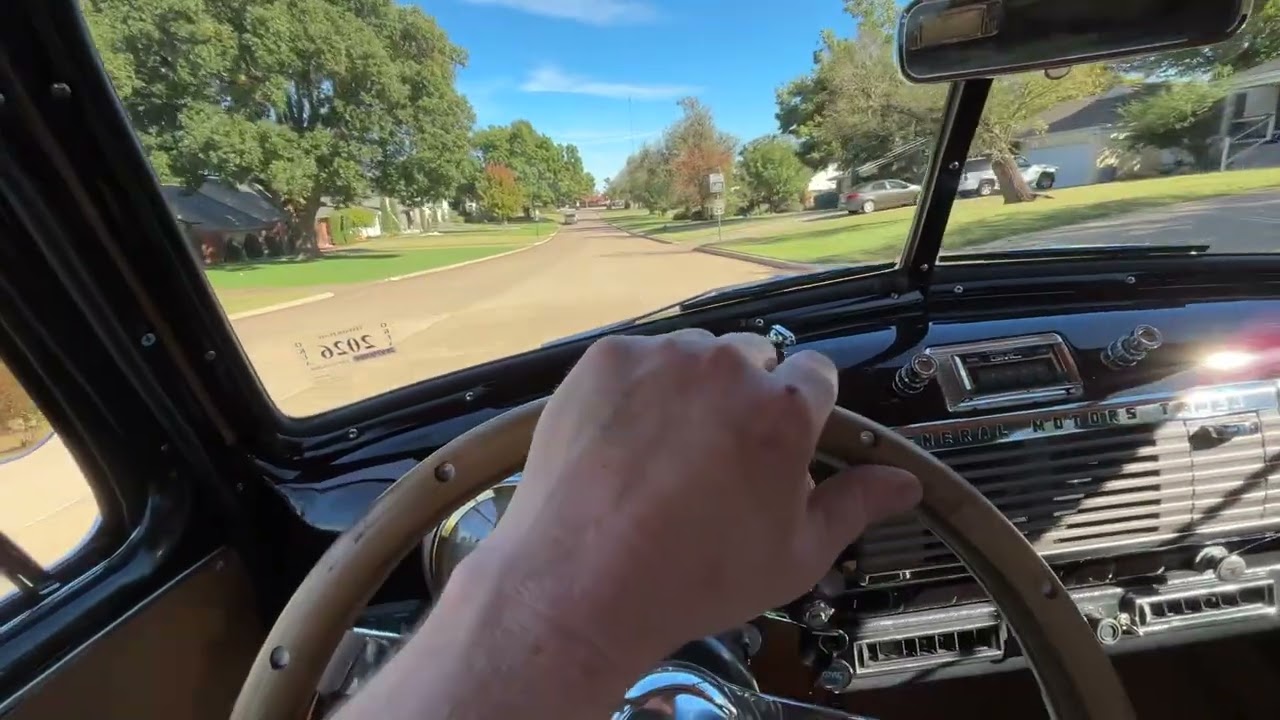 1949 GMC 150 Pickup Truck Driving Video 2