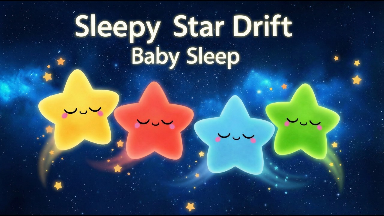 Sleepy Star Drift for Baby Sleep | Gentle Space Sensory