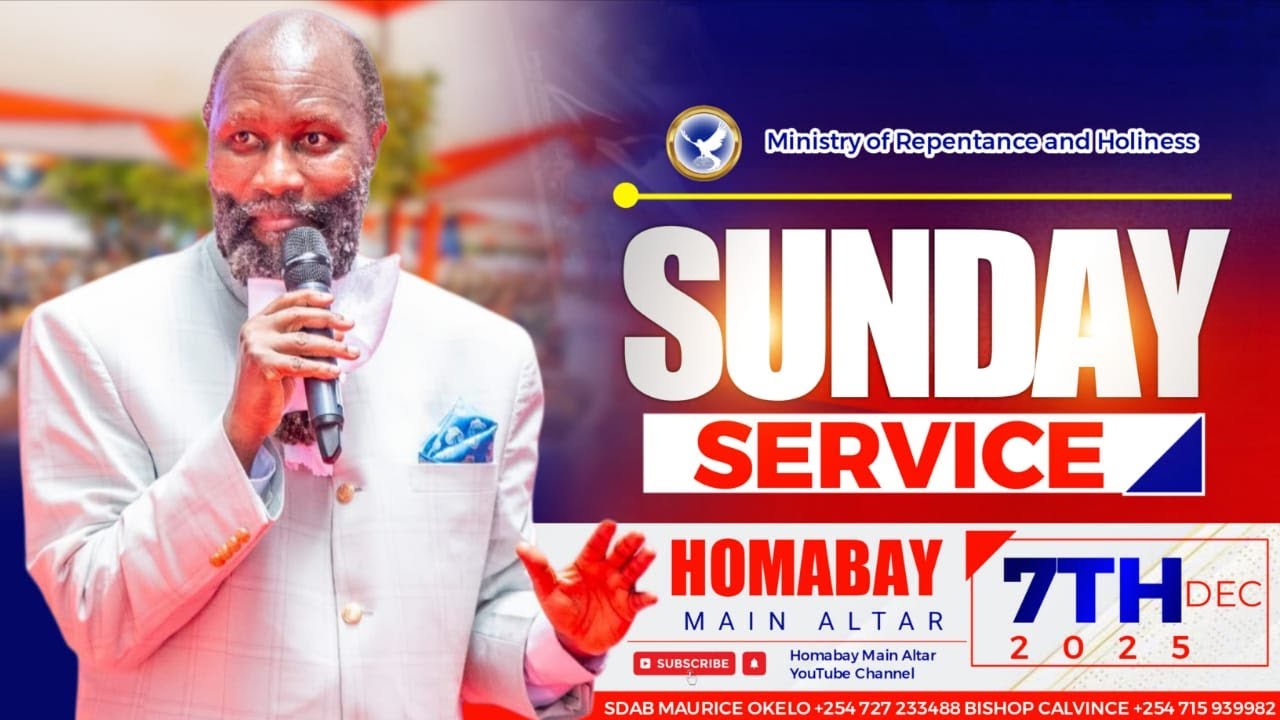 HOMA BAY  MAIN  ALTAR  SUNDAY SERVICE  II  7TH DECEMBER 2025 II LIVE