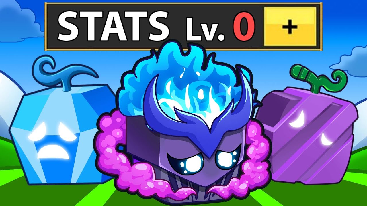 Blox Fruits But We Have ZERO Stats, Then Battle 2