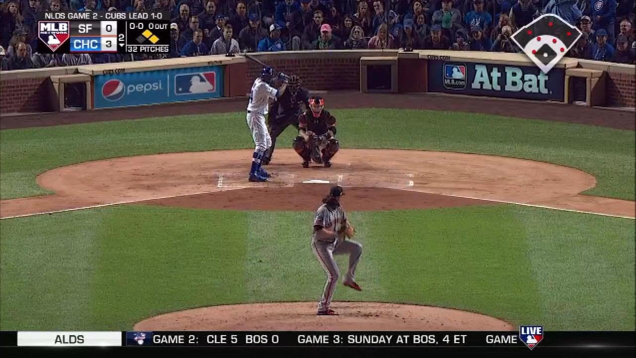 2016 NLDS Cubs vs Giants Game 2 Bottom 3