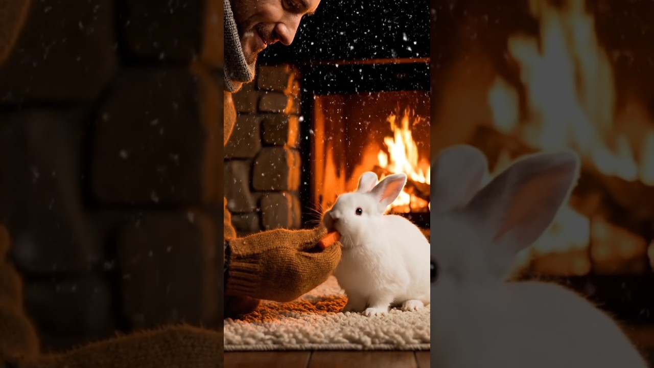Abandoned Rabbit Rescue Story 🐰 | Heartwarming Winter Short Film | Emotional Animal Rescue 2025
