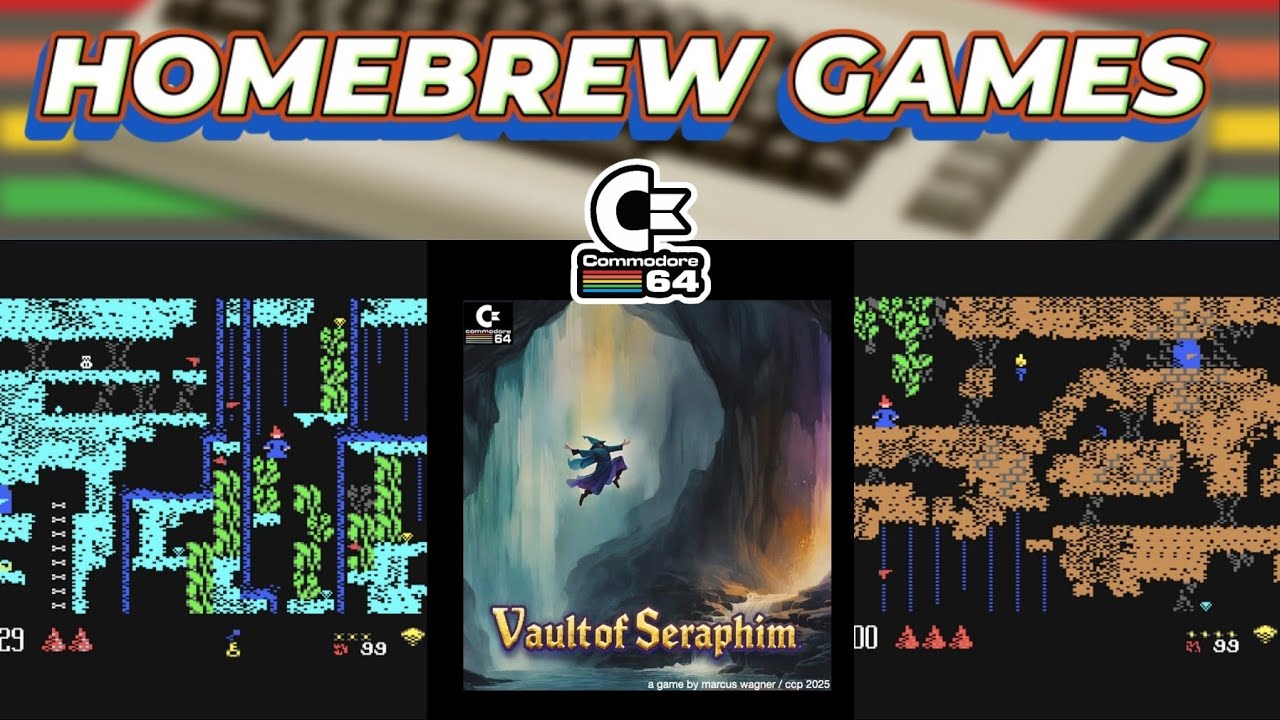 Vault of Seraphim - New Commodore 64 Game 2026